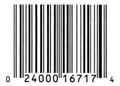 UPC Code 024000 16717 4