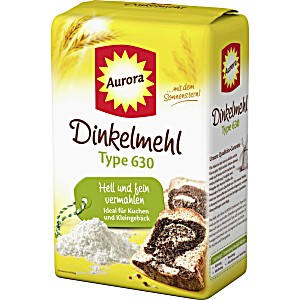 image of Aurora Dinkelmehl Type 630, 1KG, Packed 5