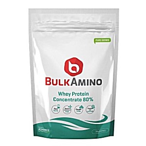 image of Advance Nutratech Bulkamino Whey Protein Concentrate 80%, 2.2 LB Unflavoured