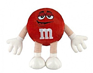 image of Grande Peluche M&m's Rouge [peluche M&m's]