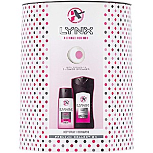 image of Lynx Attract For Her Duo Plus Shower Speaker Gift Set