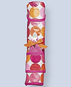 image of Mullins Square Baby Mess Kit- Pink Disco Dot