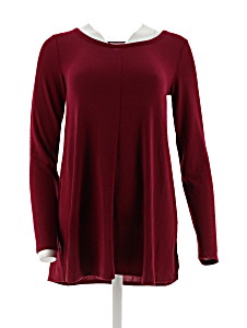image of Attitudes Renee Long SLV Cashknit Tunic Front Seam A267638