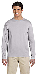image of Gildan G644 Softstyle Long-sleeve T-shirt -sport Grey-small