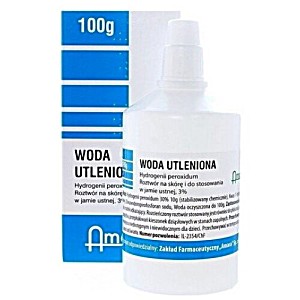image of Woda Utleniona (hydrogenii Peroxidum 3%)