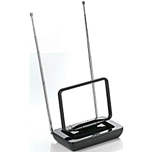 image of Antena RTV Bez Wzmacniacza, Do 5 KM Od Nadajnika, Czarna (SV 9015) Darmowy Odbiór W 19 Miastach (one For All)