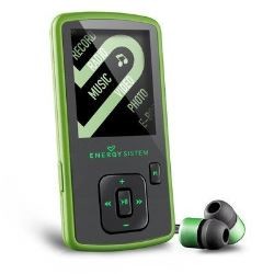 image of Energy Sistem Lecteur MP4 Slim 3 Nature Green - 8GB FM Ecouteurs Micro SD