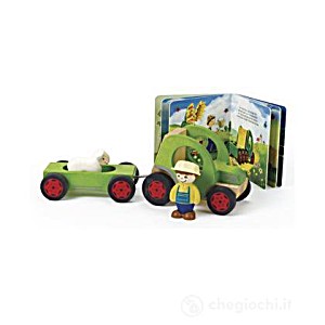 image of Hape Meine Kleine Welt - Farm - Onkel Toms Traktor