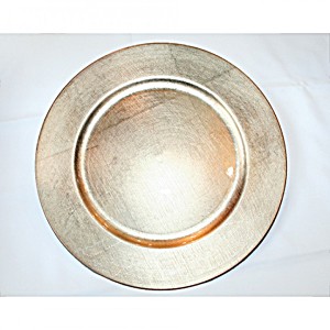 image of Weihnachtsplatzteller XXL Gold 33X33X1,8CM