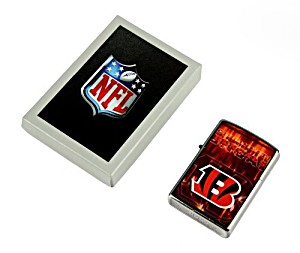 image of Zippo NFL Street Chrome Pocket Lighters