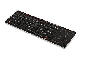 image of Rapoo E9080 Wireless Keyboard With Touchpad - Black