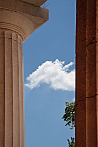 image of Peel-n-stick Poster of Classical Order Cemetery Doric Columns Temple Poster 24X16 Adhesive Sticker Poster Print
