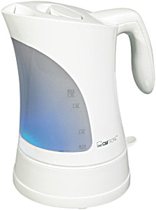 image of Clatronic WK 2950 Wasserkocher 1, 7 L Kabellos 360° Mit Beleuchtung Wei