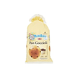 image of Mulino Bianco Pan Goccioli Merenda Senza Additivi Conservanti 8 Pezzi 336G
