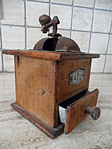 image of Peel-n-stick Poster of Old Grind Mill Grinder Manually Crank Nostalgia Poster 24X16 Adhesive Sticker Poster Print