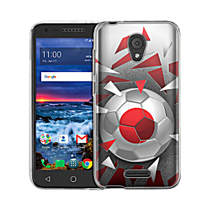 image of Alcatel Idealxcite Soccer Ball Japan Flag Case
