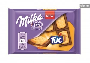 image of Milka Tuc Czekolada Mleczna Z Mleka Alpejskiego Z Solonymi Krakersami 35G