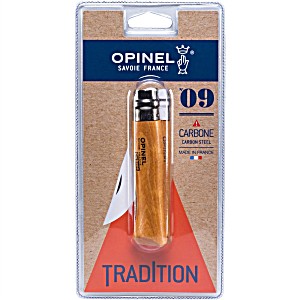 image of Opinel Blister Pack No. 09 Carbon Steel Folding Knife