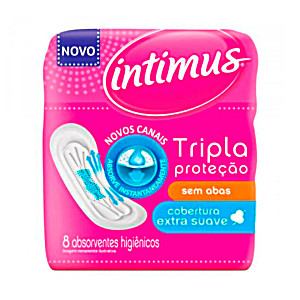 Abs Intimus Basico 8Un S/Abas Abs Basico S/Abas (7896007541416)