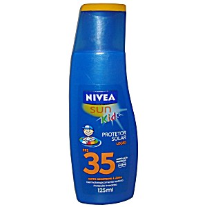 Locao Bloqueadora Nivea Sun Kids 125Ml Fps 35 Locao Bloqueadora Kids Fps 35 (7891177855998)
