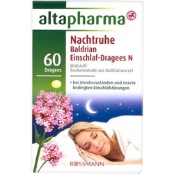 image of Altapharma - Nachtruhe Baldrian Einschlaf-dragees N