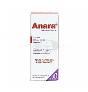 image of Anara Jbe. 100 MG. Caja C / Fco. C / 125 ML. Y Vaso Dosificador