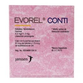 image of Evorel Conti C 8 Parches (estradiol) W