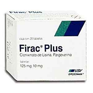 image of Firac Plus 125 / 10 MG 20 Tabletas