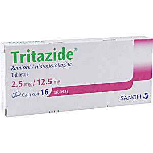image of Tritazide 12.5 / 2.5 MG, 16 Tabletas