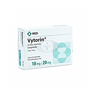image of Vytorin 10 / 20MG C 28 Tab Ezetimibasimvastatina