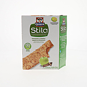 image of Quaker Stila Manzana Y Canela 6 Barras 144 G