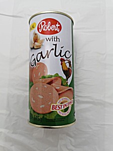 Robert chicken luncheon meat garlic 600g (5705250162588)