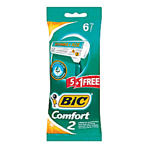 Bic Comfort twin razors 5+1 (Green pkt) (3086127502396)