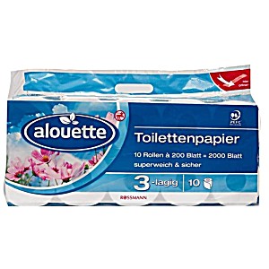 image of Alouette - Toilettenpapier 3-lagig