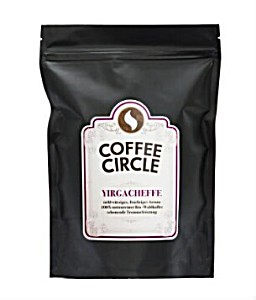 image of Coffee Circle Yirgacheffe kaffee,1 KG,100% Bio,Ganze Bohne,Testsieger