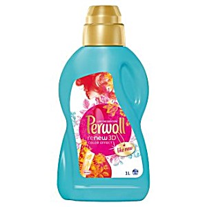 image of Perwoll Renew 3D Color Effect Colored Fabrics Washing Liquid 1 L (16 Washes)