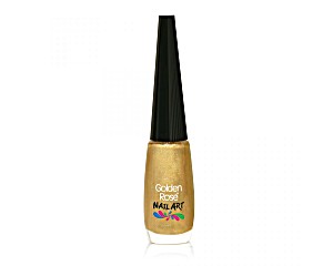 Лак-краска для рисования на ногтях Golden Rose Nail Art т.120 св. Золото с блестк. (8691190701208)