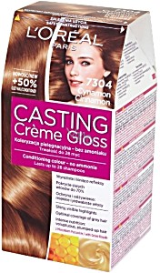 image of L'oreal Professional Paris Casting Creme Gloss 7304 Cinnamon 4 Unidades