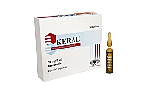 image of Keral 50 MG Ampolletas Con 3 X 2 ML