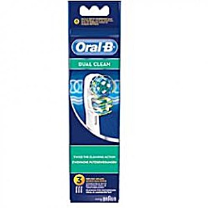 image of Oralb Dual Clean Eb417 Testine Spazzolino Elettrico 3 Pezzi