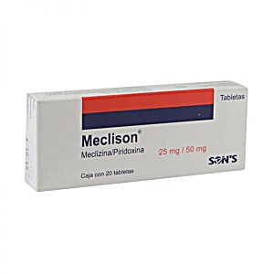 image of Meclison C 20 Tab Meclizina / Piridoxina