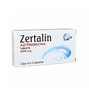 image of Zertalin T 3 500MG (azitromicina)