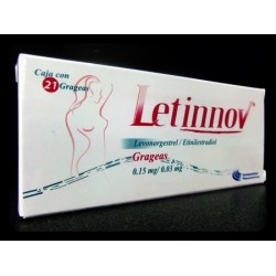 image of Letinnov (levonorgestrel / Etinilestradiol) 0.15MG / 0.03MG 21tab