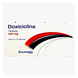 image of Roxidolin (doxiciclina 100MG) 10caps