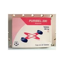 image of Puribel-300 (alopurinol) 300MG 20tabletas