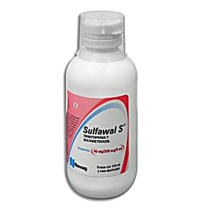 image of Sulfamethoxazole and Trimethoprim (sulfawal S) Susp 40MG 200MG 5 ML