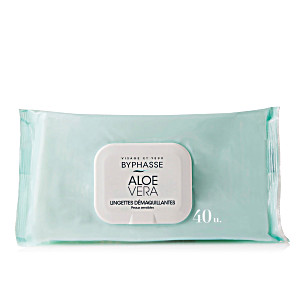 image of Byphasse Toallitas Desmaquillar 40u Piel Sensible Con Aloe Vera