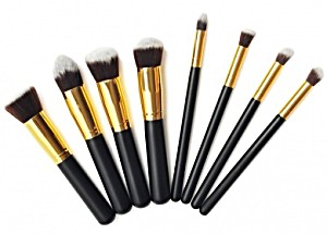 image of Annengjin 8PCS Professional Makeup Brushes Brush Cosmetic Set Make Up Brushes Eyeshadow Eyebrow Shadow Powder Cosmetics Tools Kit