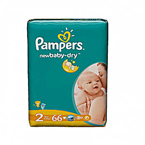 Подгузники Pampers New Baby Dry Mini 2 (3-6кг) №66 (4015400649649)