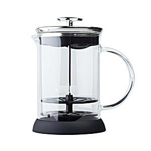 image of Bialetti - Cappuccinatore Manuale Perfetto Crema In Vetro Borosilicato 330ML